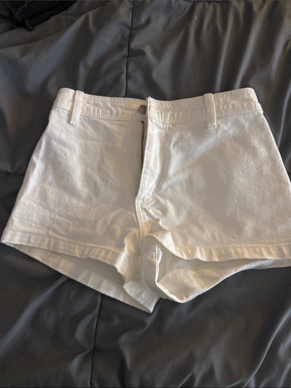 Universal Thread White High-Waist Cotton Shorts